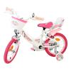 VOLARE Unicorn White 14-Inch Girls Children's Bike (61475)
