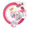 VOLARE Unicorn White 14-Inch Girls Children's Bike (61475)