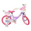 VOLARE Unicorn Purple 14-Inch Girls Children's Bike (61481)