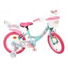 VOLARE Unicorn Green 16-Inch Girls Children's Bike (61683)