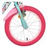 VOLARE Unicorn Green 16-Inch Girls Children's Bike (61683)