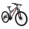 HUFFY Marker 24-Inch Matte Gunmetal Grey Full Suspension 21-Speed Boys Children's Mountain Bike (24940W)