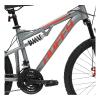 HUFFY Marker 24-Inch Matte Gunmetal Grey Full Suspension 21-Speed Boys Children's Mountain Bike (24940W)