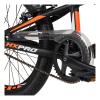 HUFFY HX Pro Racer 20-inch Aluminum BMX Race Bike - Black/Orange (53005W)