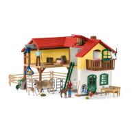 SCHLEICH Farm World Large Farm House Toy Playset, 3 to 8 Years, Multi-colour (42407)