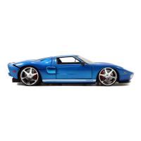 FAST & FURIOUS Furious 7 2005 Ford GT Die-cast Toy Sports Car, Unisex, 1:24 Scale, 8 Years or Above, Blue (253203013)
