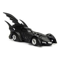 DC COMICS Batman 1995 Forever Movie Batmobile Metals Die-cast Toy Car, Unisex, 1:32 Scale, 8 Years or Above, Black (253212002)