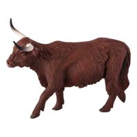 ANIMAL PLANET Farm Life Highland Cow Toy Figure, Three Years and Above, Brown (387199)