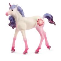 SCHLEICH Bayala Mandala Unicorn Foal Toy Figure, 5 to 12 Years, Multi-colour (70716)