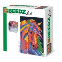 SES CREATIVE Horse Fantasy Beedz Art Mosaic Kit, 7000 Iron-on Beads, Unisex, Eight Years and Above, Multi-colour (06008)