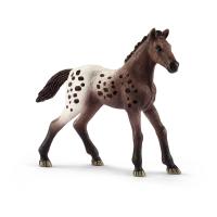 SCHLEICH Horse Club Appaloosa Foal Toy Figure, 5 to 12 Years, Brown/White (13862)