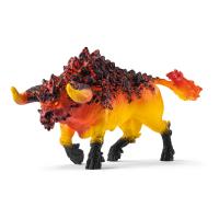 SCHLEICH Eldrador Creatures Fire Bull Toy Figure, 7 to 12 Years, Multi-colour (42493)