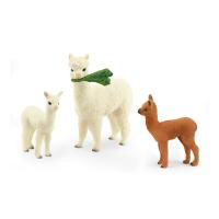 SCHLEICH Wild Life Alpaca Set Toy Figure Set, 3 to 8 Years, Multi-colour (42544)