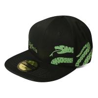 HARRY POTTER Wizards Unite Slytherin Logo & Symbol Snapback Baseball Cap, Black (SB107336HPT)