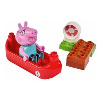 PEPPA PIG BIG-Bloxx Daddy Pig's Boat Starter Set Toy Playset, 18 Months to Five Years, Multi-colour (800057150)