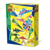 SES CREATIVE Children's Paper Airplane Folding Set, 5 to 12 Years, Multi-colour (00852)