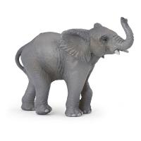 PAPO Wild Animal Kingdom Young Elephant Toy Figure, Three Years or Above, Grey (50225)