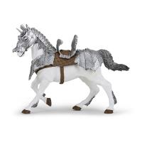 PAPO Fantasy World Horse in Armour Toy Figure, Three Years or Above, Multi-colour (39799)