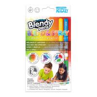 CHAMELEON KIDZ Blendy Pens Blend & Spray 12 Marker Creativity Kit, Six Years or Above, Multi-colour (CK1602UK)
