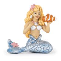 PAPO The Enchanted World Silver Mermaid Toy Figure, Three Years or Above, Multi-colour (39107)