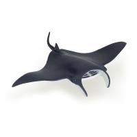 PAPO Marine Life Manta Ray Toy Figure, Three Years or Above, Grey/White (56006)