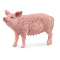 SCHLEICH Farm World Pig Toy Figure, 3 to 8 Years, Pink (13933)