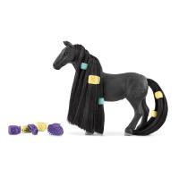 SCHLEICH Horse Club Beauty Horse Criollo Definitivo Mare Toy Figure, 4 Years and Above, Black/Grey (42581)