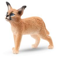 SCHLEICH Wild Life Caracal Baby Toy Figure, 3 to 8 Years, Tan (14868)