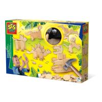 SES CREATIVE Dinosaurs Woodwork Craft Kit, Six Years and Above (00942)