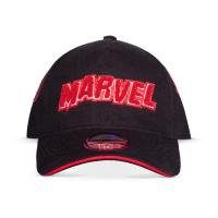 MARVEL COMICS Logo Novelty Cap, Black/Red (NH811248MVL)