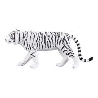 MOJO Wildlife & Woodland White Tiger Toy Figure, Black/White (387013)