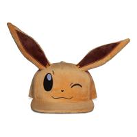 POKEMON Winking Eevee Novelty Adjustable Cap, Red/Orange (NH421668POK)