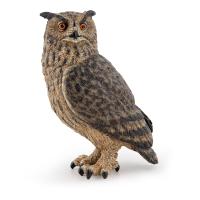 PAPO Wild Animal Kingdom Great Horned Owl Toy Figure (50305)