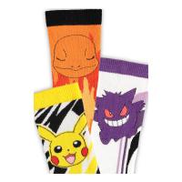 POKEMON Character Set Children's Crew Socks (3-Pack), Unisex, 43/46 (CR875273POK-43/46)