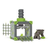 SCHLEICH Eldrador Creatures BattleCave Stone Smasher Toy Playset (42734)