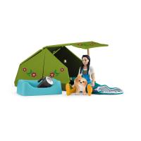 SCHLEICH Horse Club Camping Adventure with Kim Toy Playset (42745)