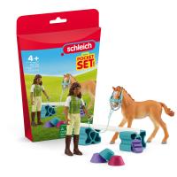 SCHLEICH Horse Club Horse Training with Tennessee Walker Foal Toy Playset (42756)