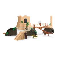 SCHLEICH Dinosaurs Dino Temple Conquest Mega-Set Toy Playset (42656)