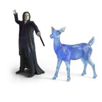 SCHLEICH Harry Potter Wizarding World Professor Snape & Patronus Toy Figure Set (42683)