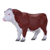 MOJO Farmland Hereford Bull Toy Figure (381073)