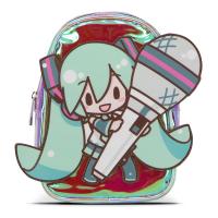 HATSUNE MIKU 3D Miku Patch Shiny Mini Backpack (MP781487HMK)