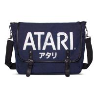 ATARI Classic Varsity Messenger Bag, Blue/Black (MB863185ATA)