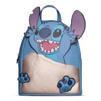 DISNEY Lilo & Stitch Beach Day Stitch Novelty Mini Backpack, Blue (MP316624DNY)