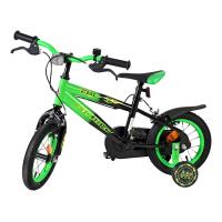 VOLARE Strike Green and Black 12-Inch Boys Children's Bike (51258)