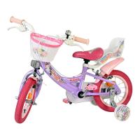 VOLARE Unicorn Purple 12-Inch Girls Children's Bike (61281)