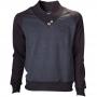 JACK DANIEL'S V-Neckline Old No.7 Brand Logo Sweater, Male, Small, Grey/Black (SW789014JDS-S)