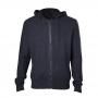 JACK DANIEL'S Embroidered Style Full Length Zipper Hoodie, Male, Medium, Black (HD295055JDS-M)