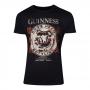 GUINNESS Dog's Head Bottling T-Shirt, Male, Small, Black (TS308624GNS-S)
