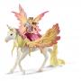 SCHLEICH Bayala Fairy Feya with Pegasus Unicorn Toy Figure (70568)