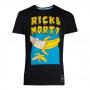 RICK AND MORTY Low Hanging Fruit T-Shirt, Male, Small, Black (TS565280RMT-S)